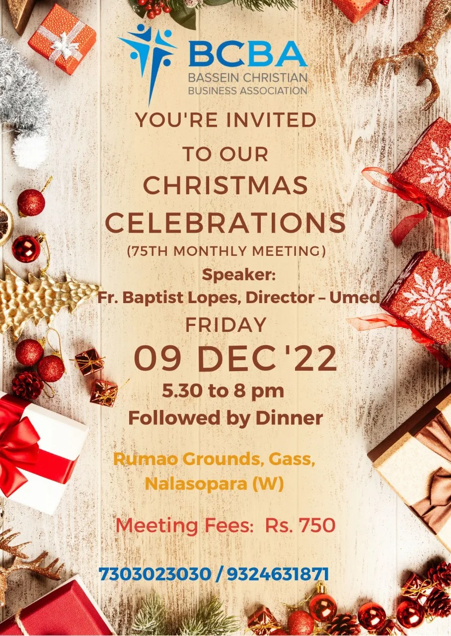 Meeting invite for BCBA's 75th Monthly Networking Meeting