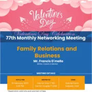 77th Monthly Meeting Invite from BCBA